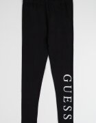 GUESS KIDS Клин с памук с лого Черен/Сребрист