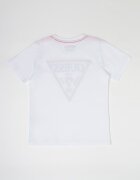 GUESS KIDS Памучна тениска с лого Бял