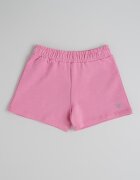 GUESS KIDS Памучни шорти с еластична талия Прашно розово