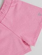 GUESS KIDS Памучни шорти с еластична талия Прашно розово