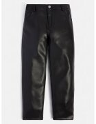 GUESS KIDS Панталон от еко кожа със средновисока талия