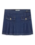 GUESS KIDS Плисирана пола от деним Тъмносин