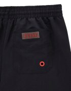 GUESS KIDS Плувни шорти с връзка и лого Черен