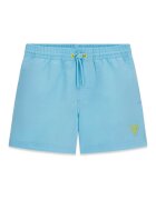 GUESS KIDS Плувни шорти с връзка и лого Пастелносин