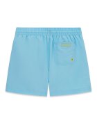GUESS KIDS Плувни шорти с връзка и лого Пастелносин