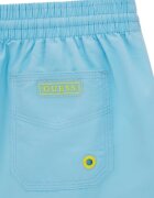GUESS KIDS Плувни шорти с връзка и лого Пастелносин