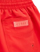 GUESS KIDS Плувни шорти с връзки Аленочервен