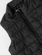 GUESS KIDS Подплатен елек с цип Черен