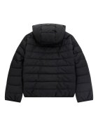 GUESS KIDS Подплатено зимно яке с качулка Черен