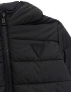 GUESS KIDS Подплатено зимно яке с качулка Черен