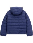 GUESS KIDS Подплатено зимно яке с качулка Тъмносин