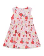 GUESS KIDS Разкроена рокля без ръкави - Червен/Светлорозов