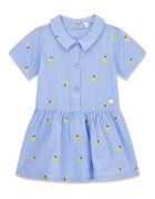 GUESS KIDS Разкроена рокля с бродерии Пастелносин
