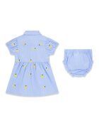 GUESS KIDS Разкроена рокля с гащички Пастелносин