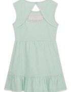 GUESS KIDS Разкроена рокля с лого Бледозелен