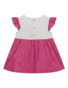 GUESS KIDS Разкроена рокля с лого Бял/Тъмнорозов