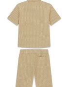 GUESS KIDS Риза и шорти с памук - 2 части Бежов