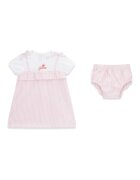 GUESS KIDS Рокля с гащички Бял/Розово