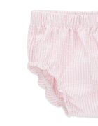 GUESS KIDS Рокля с гащички Бял/Розово