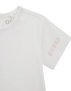 GUESS KIDS Рокля тип сукман от деним и боди - 2 части Тъмносин/Мръснобял