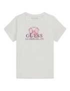 GUESS KIDS Стандартна тениска с лого Мръснобял