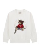 GUESS KIDS Суитшърт с лого - Червен/Бял/Кафяв