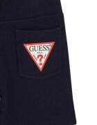 GUESS KIDS Тениска и бермуди Черен/Бледо синьо