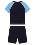 GUESS KIDS Тениска и бермуди Мръснобял/Син
