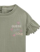 GUESS KIDS Тениска и къс панталон Бледозелен