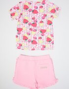 GUESS KIDS Tениска и къс панталон Пастелнорозов