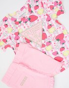 GUESS KIDS Tениска и къс панталон Пастелнорозов