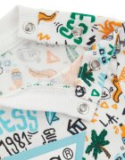 GUESS KIDS Тениска и къс панталон с лого Многоцветен