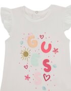 GUESS KIDS Тениска и клин Бял/Фуксия