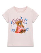 GUESS KIDS Тениска с лого Бледо розово