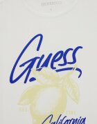 GUESS KIDS Тениска с лого Бял/Син