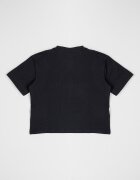 GUESS KIDS Тениска с лого и овално деколте Бял/Черен/Розово