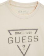 GUESS KIDS Тениска с лого Тъмнобежово