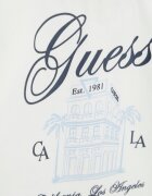 GUESS KIDS Тениска с яка и панталон с лого Бял/Ултрамарин синьо