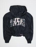 GUESS KIDS Яке с качулка Черен