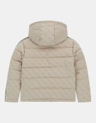 GUESS KIDS Яке с качулка и монограм Светло бежово