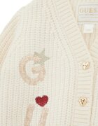 GUESS KIDS Жилетка с пайети Бордо/Слонова кост