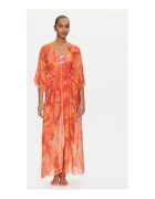 GUESS Kimono de plaja din amestec de matase