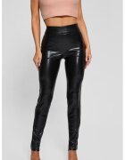 GUESS Клин с висока талия и ефект на кожа
