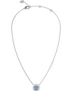 GUESS Колие от неръждаема стомана с циркони - Сребрист/Прозрачен