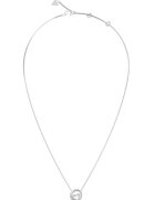 GUESS Колие от неръждаема стомана със седеф и кристали