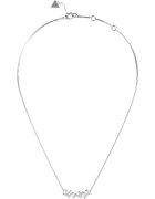 GUESS Колие с циркони - Бял/Златист