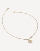 GUESS Колие с висулка във формата на сърце Златист
