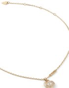 GUESS Колие с висулка във формата на сърце Златист