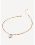 GUESS Колие-верижка със сърцевидна висулка