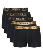 GUESS Комплект мъжки боксерки - Черен/Златист - 5 чифта